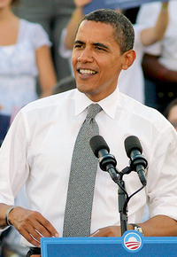 Barrack Obama Visits the Windy City